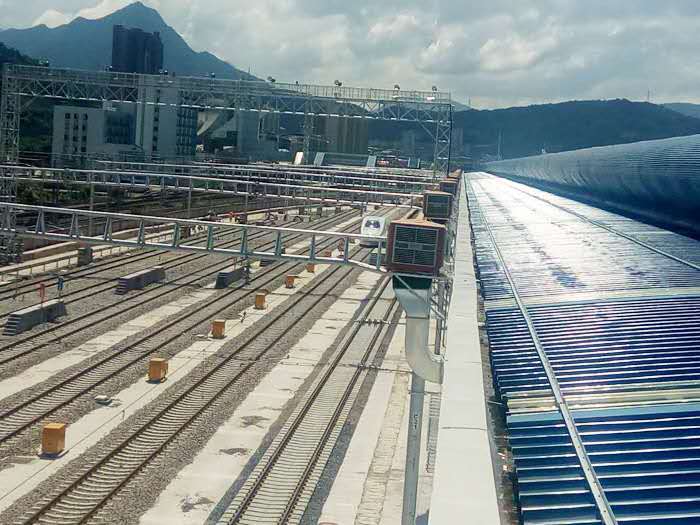 潤東方節(jié)能環(huán)保空調火車站案例