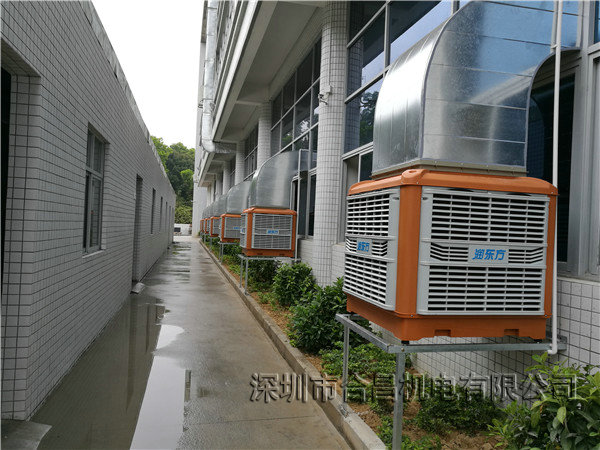 信譽(yù)模具廠房降溫工程安裝完成